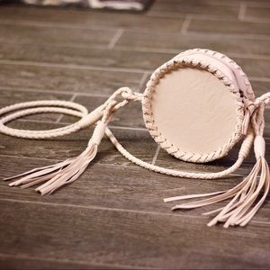💝SALE💝 Crossbody Circle Bag with Tassels